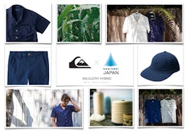 QUIKSILVER（クイックシルバー）は「WA.CLOTH(R) HYBRID」 の紙糸を採用した、“波乗りジャパン”最新 コレクションを発表！