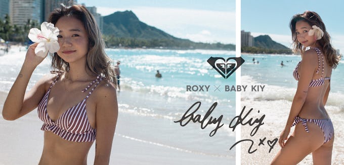 6月8日(土)から"ROXY × Baby Kiy" コラボレーションアイテムが発売！